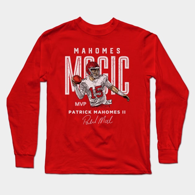 Patrick Mahomes II Kansas City Magic Long Sleeve T-Shirt by Chunta_Design